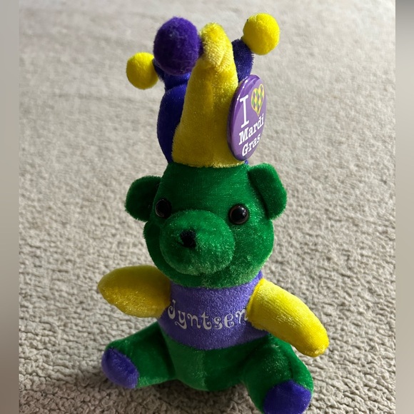 Personalized Mardi Gras Bears - Picture 4 of 5